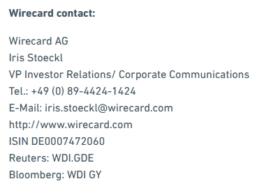 Wirecard 2014 - 2025 1175329