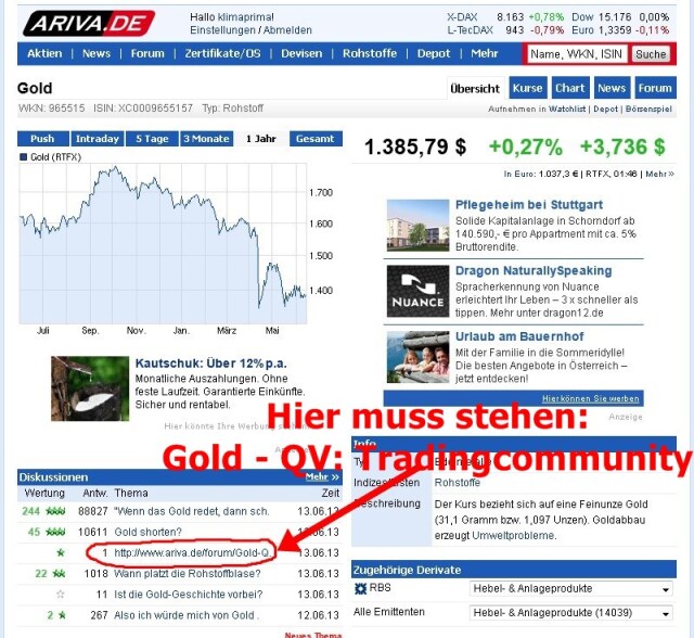 Gold - QV: Tradingcommunity 615491