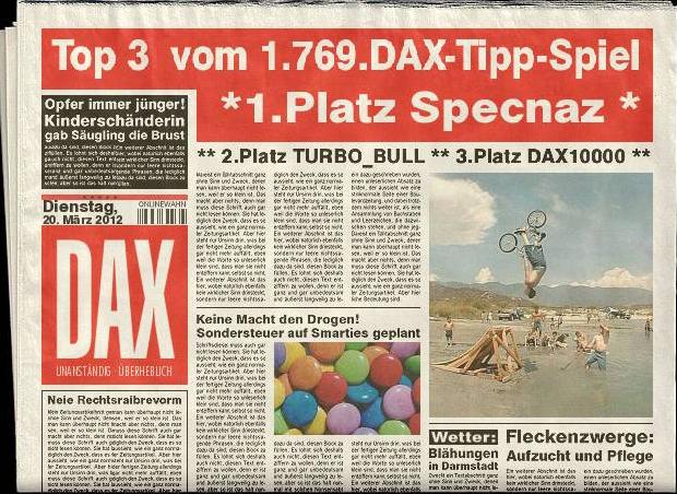 1.770.DAX Tipp-Spiel, Mittwoch, 21.03.2012,17.45 494482