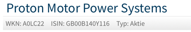 Proton Power neue Nachrichten neuer Kurs 1283567