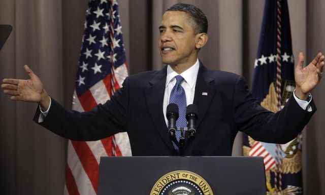 Noch bleibt viel Arbeit: US-Präsident Barack Obama verteidigt seine Gesetzesreform zur Finanzmarktregulierung bei einer Rede in New York. 