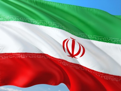 Die Flagge des Iran.