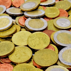 Euro-Münzen.