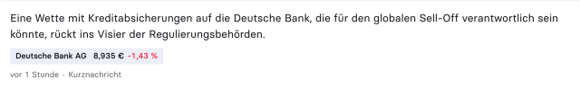 Deutsche Bank - sachlich, fundiert und moderiert 1364632